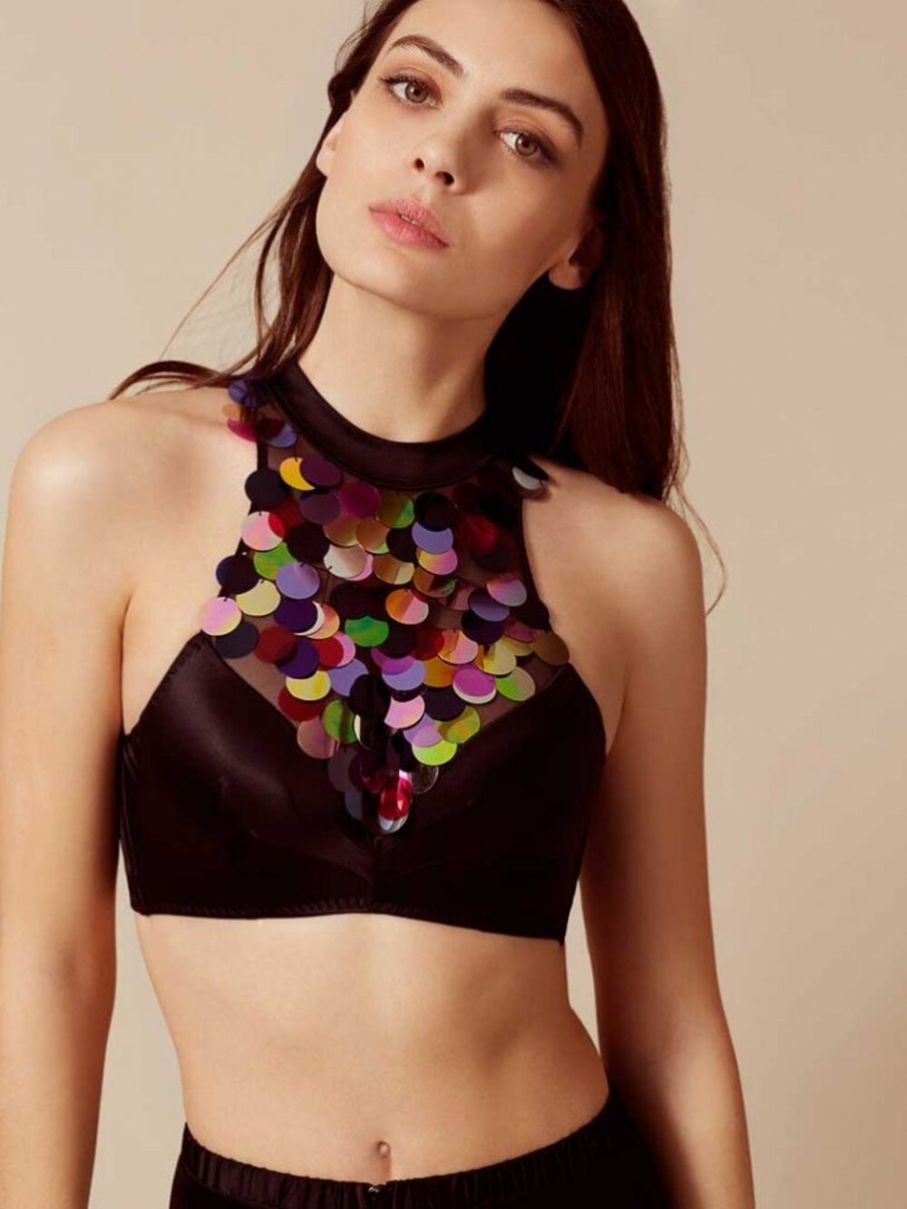 Agent Provocateur RENO Bra NWT Black RARE! Silk! [A2]